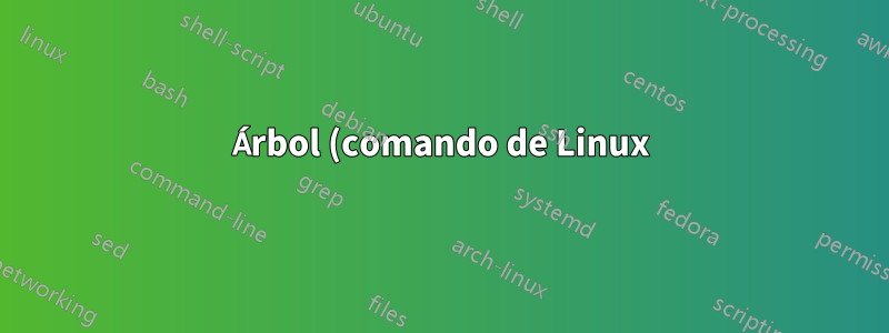 Árbol (comando de Linux): salida personalizada