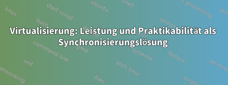 Virtualisierung: Leistung und Praktikabilität als Synchronisierungslösung