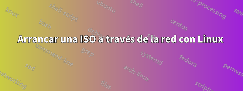 Arrancar una ISO a través de la red con Linux