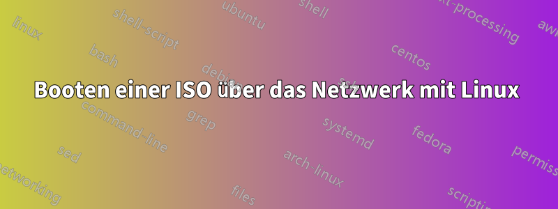 Booten einer ISO über das Netzwerk mit Linux