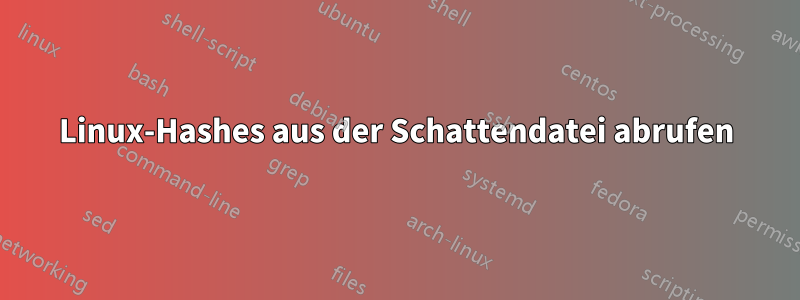 Linux-Hashes aus der Schattendatei abrufen