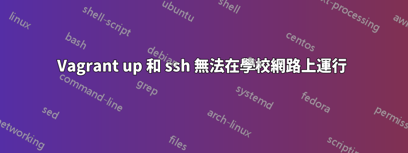 Vagrant up 和 ssh 無法在學校網路上運行