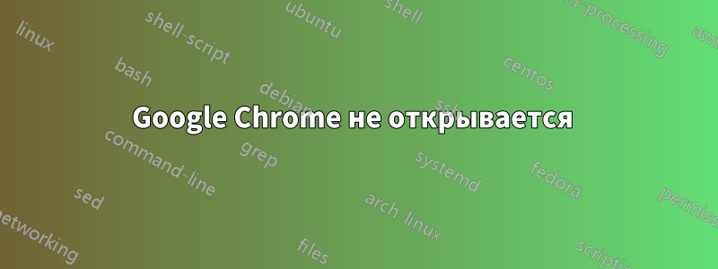 Google Chrome не открывается 