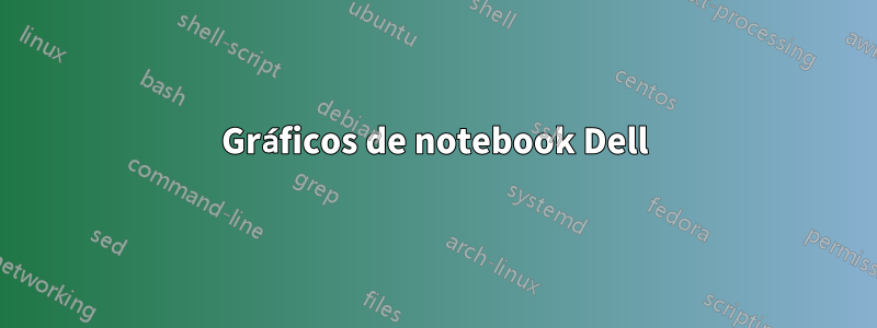 Gráficos de notebook Dell