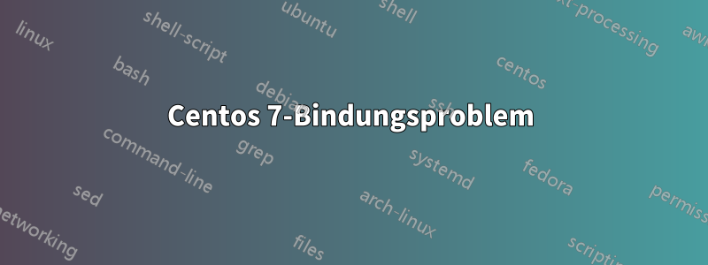 Centos 7-Bindungsproblem