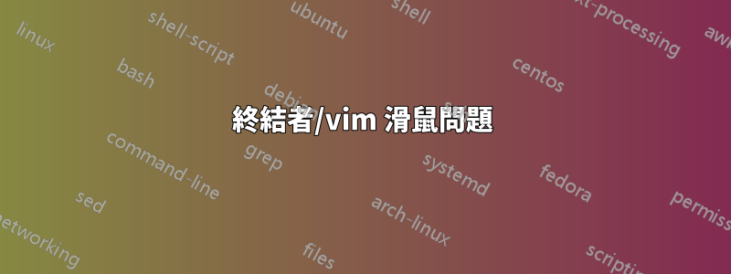 終結者/vim 滑鼠問題