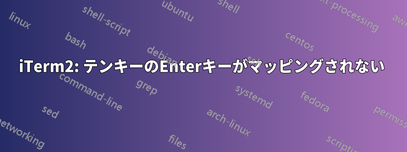 iTerm2: テンキーのEnterキーがマッピングされない