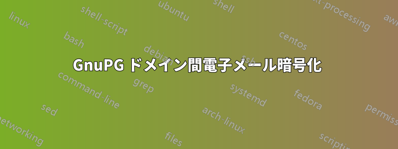 GnuPG ドメイン間電子メール暗号化