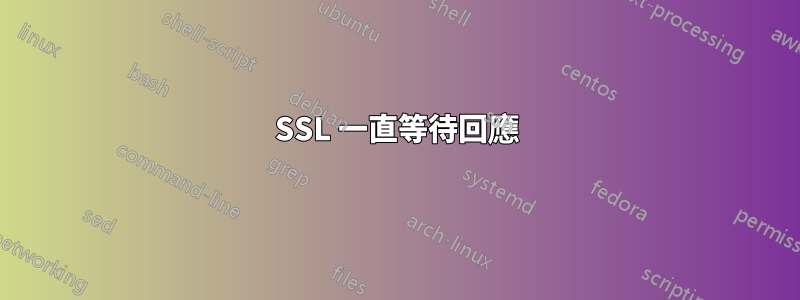 SSL 一直等待回應