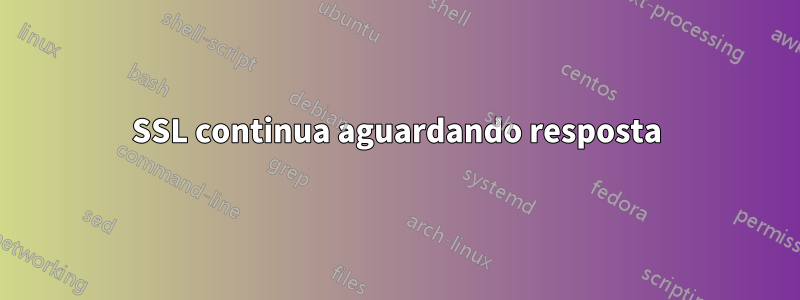 SSL continua aguardando resposta