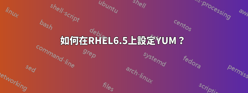 如何在RHEL6.5上設定YUM？