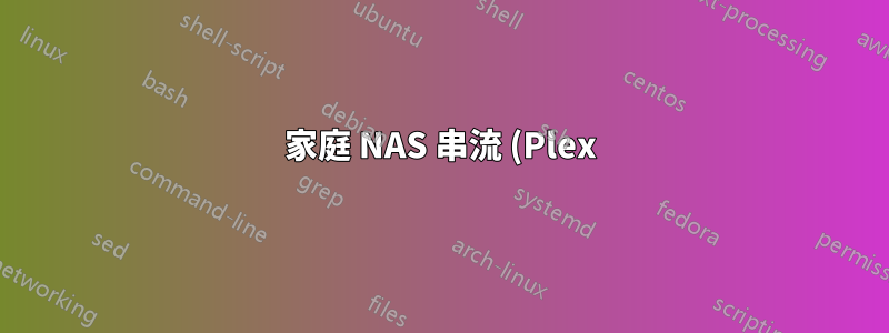 家庭 NAS 串流 (Plex) 伺服器的硬碟需求