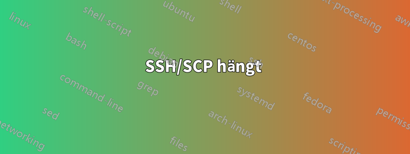 SSH/SCP hängt