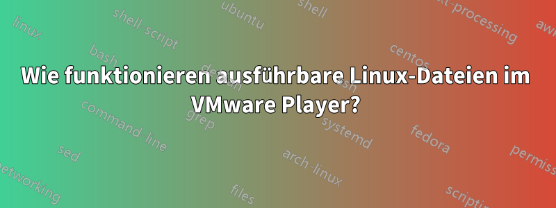 Wie funktionieren ausführbare Linux-Dateien im VMware Player?
