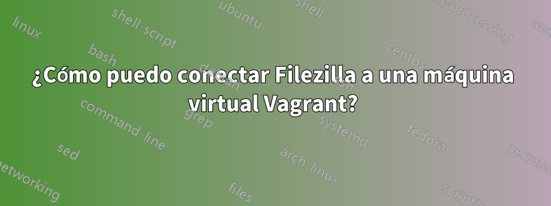 ¿Cómo puedo conectar Filezilla a una máquina virtual Vagrant?
