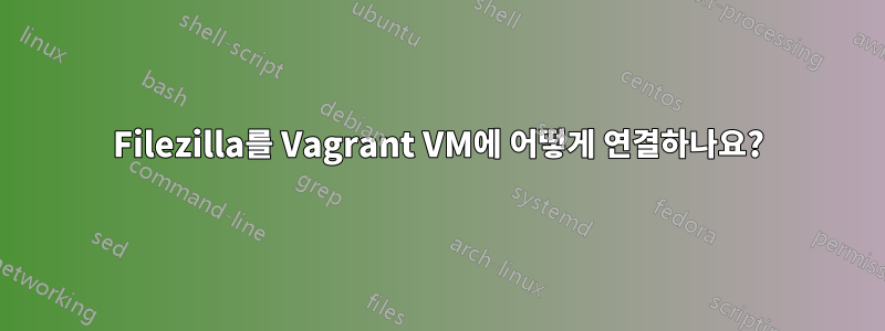 Filezilla를 Vagrant VM에 어떻게 연결하나요?