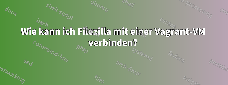 Wie kann ich Filezilla mit einer Vagrant-VM verbinden?