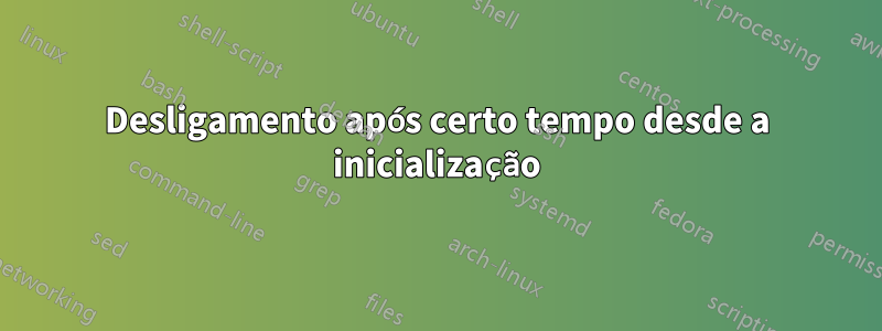 Desligamento após certo tempo desde a inicialização