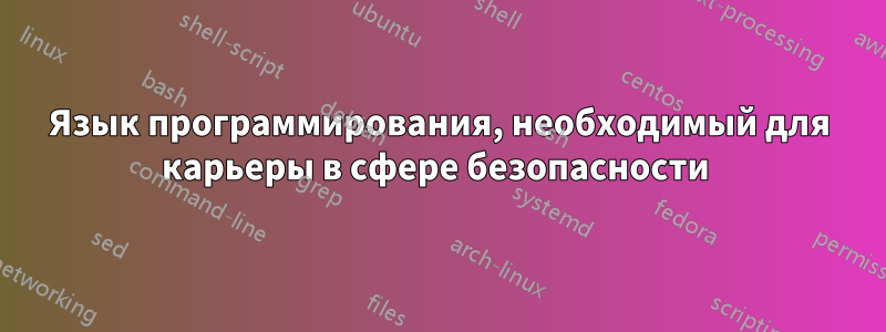 Язык программирования, необходимый для карьеры в сфере безопасности 