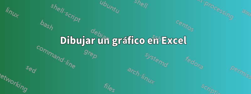 Dibujar un gráfico en Excel 