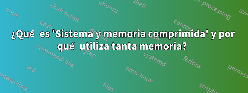 ¿Qué es 'Sistema y memoria comprimida' y por qué utiliza tanta memoria? 