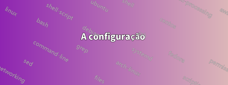A configuração