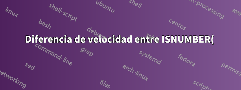 Diferencia de velocidad entre ISNUMBER() y COUNT() al buscar subcadenas dentro del texto
