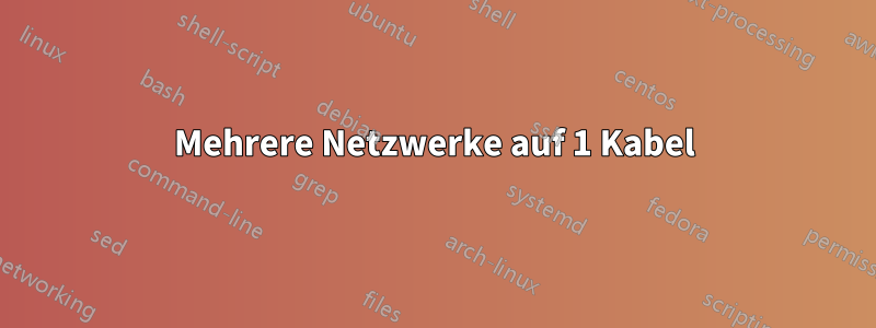 Mehrere Netzwerke auf 1 Kabel