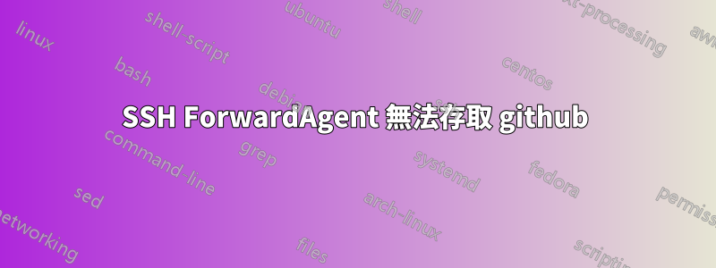 SSH ForwardAgent 無法存取 github