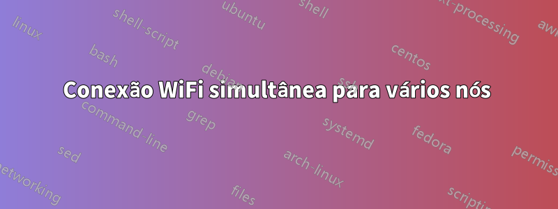 Conexão WiFi simultânea para vários nós