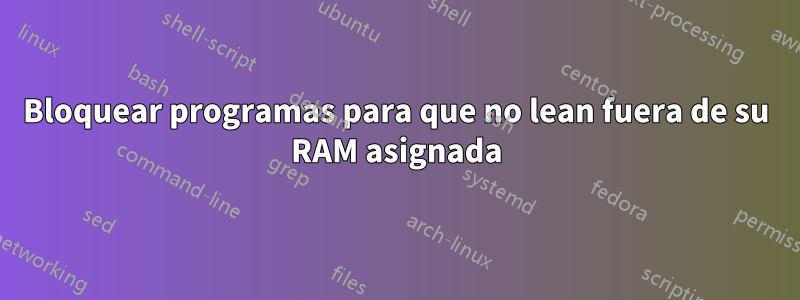 Bloquear programas para que no lean fuera de su RAM asignada