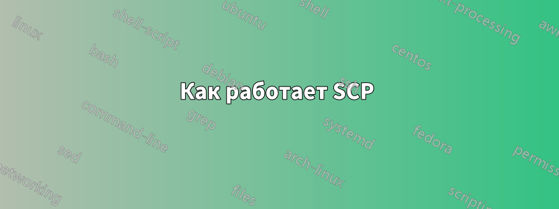 Как работает SCP