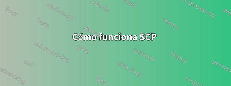 Cómo funciona SCP