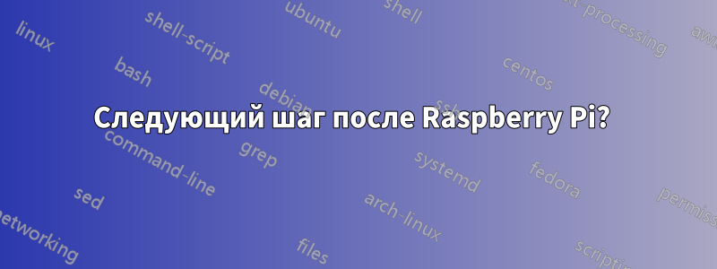 Следующий шаг после Raspberry Pi? 