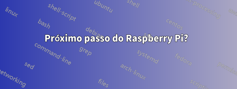Próximo passo do Raspberry Pi? 