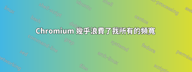 Chromium 幾乎浪費了我所有的頻寬