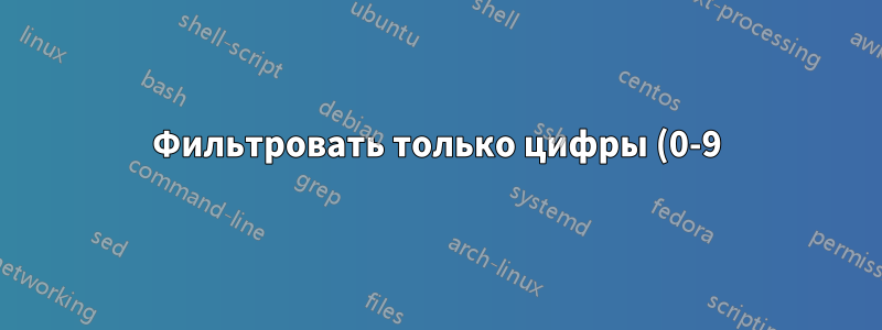 Фильтровать только цифры (0-9) в выводе в классической командной строке Windows
