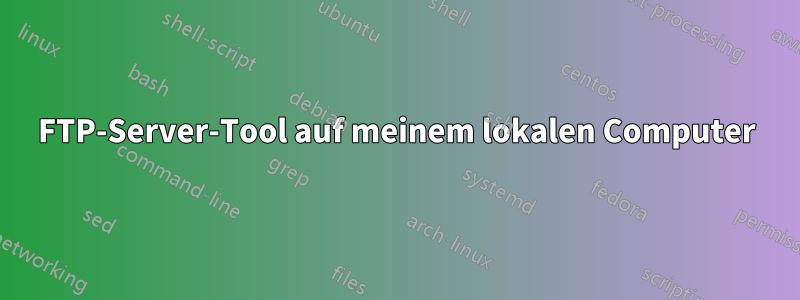 FTP-Server-Tool auf meinem lokalen Computer