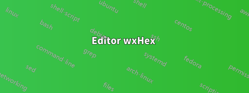 Editor wxHex