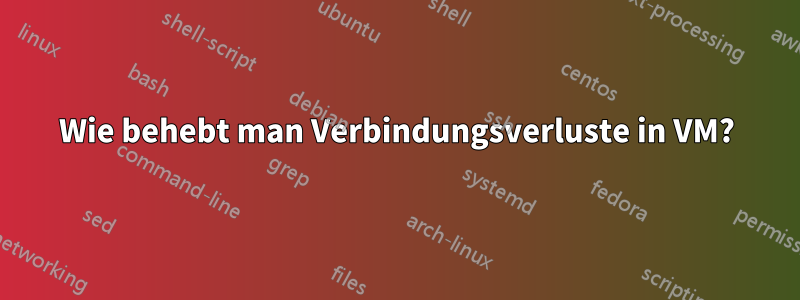 Wie behebt man Verbindungsverluste in VM?