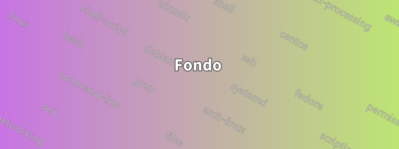 Fondo
