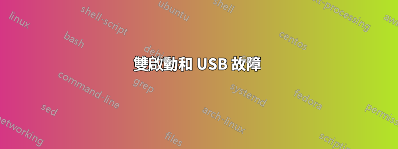 雙啟動和 USB 故障