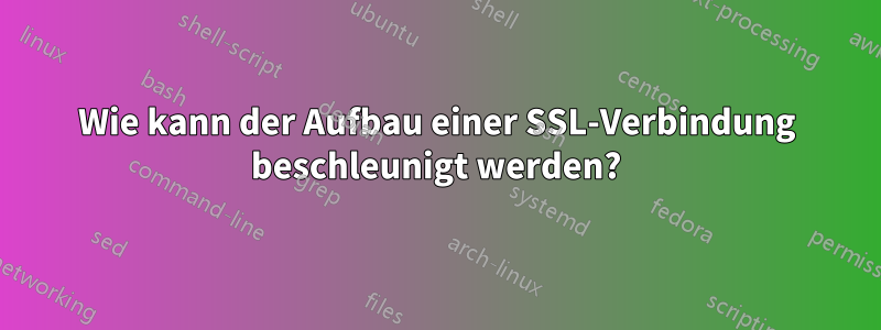 Wie kann der Aufbau einer SSL-Verbindung beschleunigt werden?