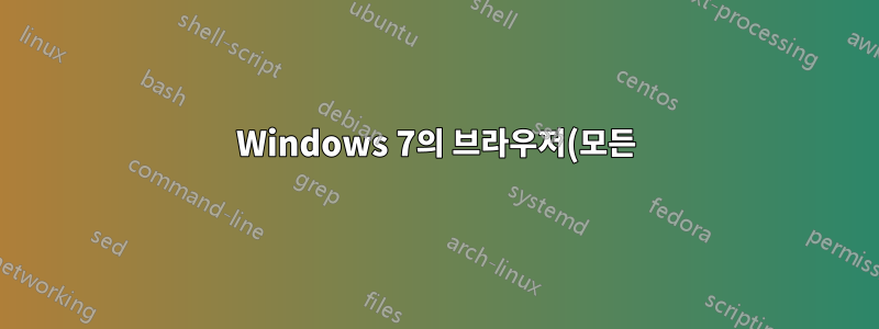 Windows 7의 브라우저(모든)가 잘못된(localhost) https 인증서를 로드합니다.