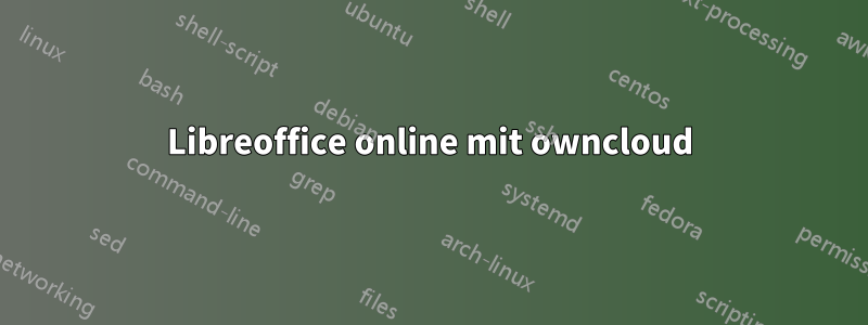 Libreoffice online mit owncloud