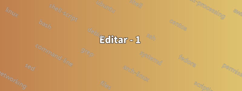 Editar - 1
