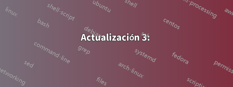 Actualización 3: