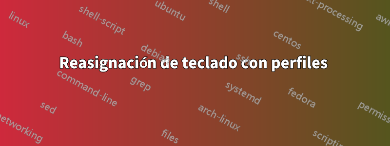 Reasignación de teclado con perfiles