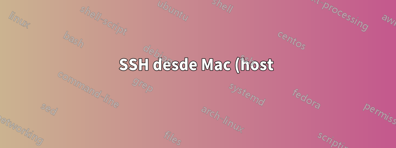 SSH desde Mac (host) a una máquina virtual que ejecuta Windows 10 (invitado)