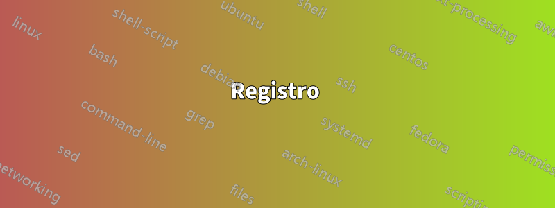 Registro